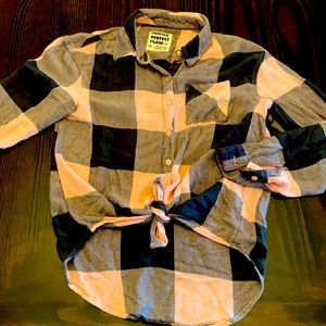 Justice perfect plaid super soft plaid sz 10